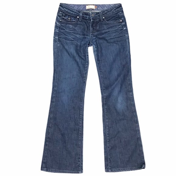 # Paige Pair Fak Boot Cut Jeans Sz 28 - Picture 1 of 13